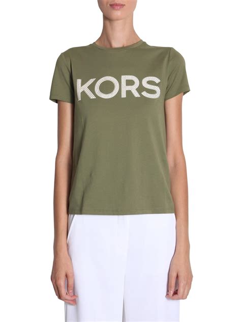 michael kors vert|Michael Kors green shirt.